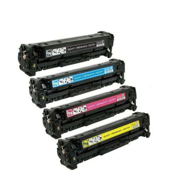 HP 415A With Chip 1 Set Compatible Toner | Black W2030A | Cyan W2031A | Yellow W2032A | Magenta W2033A Full Set Multipack For HP LaserJet Color Printer M454dn, MFP M479dw, M454dw, MFP M479fdn, MFP M479fdw, MFP M479fnw All-In One Printers