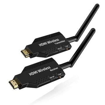 50M Wireless HDMI Extender Video Transmitter Receiver Screen Mirroring 1 PC to 1 TV