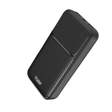 Turf 20000mAh Power Bank with inbuilt cable and torch light