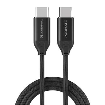 Promate Usb-C To Usb-C Cable 20gbps Super Speed With 100w Power Delivery
