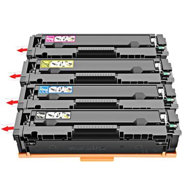 HP 222A Compatible Toner Cartridge Full Set Multipack with Chip – Black, Cyan, Magenta & Yellow | High-Performance Printing for HP LaserJet Pro 3203, 3288, MFP 3303, MFP 3388 Printer