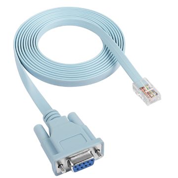 RJ45 to RS232 9-Pin Console Cable – Serial Console Cable for Switches, Routers & Network Devices