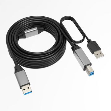 30 Meter USB Printer Cable – High-Speed USB A to USB B Connection Lead